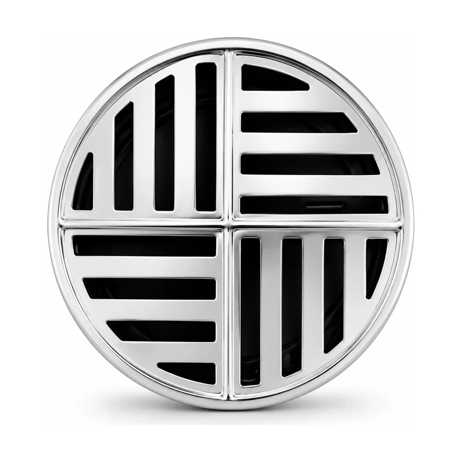Grelha Redonda de Inox 150 mm Drena Maxi — Aço inoxidável AISI 304